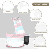 WDdZzyy Drawstring Backpack For Women Men Gym Sackpack With Water Bottle Pocket String Back Pack Dry Wet Separation Hawaii State Flag Hawaiian Hi