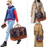 Weekender Bags for Women, 3PCS 21" Large Travel Duffle Carry on with Crossbody Bag & Toiletry Bag, Water - Resistant Shoe Compartment, Trolley Sleeve, for Business Weekend Overnight Trips