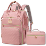Weitars Lunch Backpack For Women,15.6 Inch Laptop Backpacks For Womens Back pack, Travel Backpacks,Work Backpack For Women (Pink)
