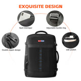 WeiTrust Travel Laptop Backpack, 50 - 60L Large Expandable Suitcase - Style Backpack for Business & Daily Travel, Carry - On Friendly with Side Water Bottle Pockets, Fits 18 - Inch Laptops