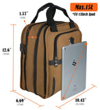 WELKINLAND 14 - Pockets Travel Messenger Bag for Men, 13" Tablet Shoulder Bag Men, 15L - Roomy Men's Shoulder Bag Expandable, Comfortable EDC Crossbody Bag for Man, Heavy - Duty Mens Messenger Bags for Work