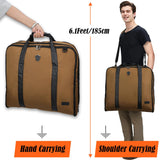 WELKINLAND 2 - Suit Carry On Garment Bag for Travel, 30 - L Suits Holder Travel Bag, 8 - Pocket Garment Bag for Men, Wrinkle - Free Travel Garment Bags for Suits, Durable Suit Carrier Garment Travel Bag