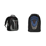 Wenger 600639 PEGASUS 17 Inch Laptop Backpack (25 Litre) & 600638 IBEX 17 Inch Laptop Backpack, Triple Protect Compartment with iPad/Tablet/eReader Pocket in Blue (23 Litre)