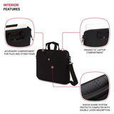 Wenger Legacy 15.6 Inch Ultra Computer Slimcase, Black, One Size