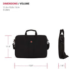 Wenger Legacy 15.6 Inch Ultra Computer Slimcase, Black, One Size