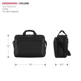 Wenger Mainframe Padded Document Organizer, 16 - Inch Laptop Bag, Black