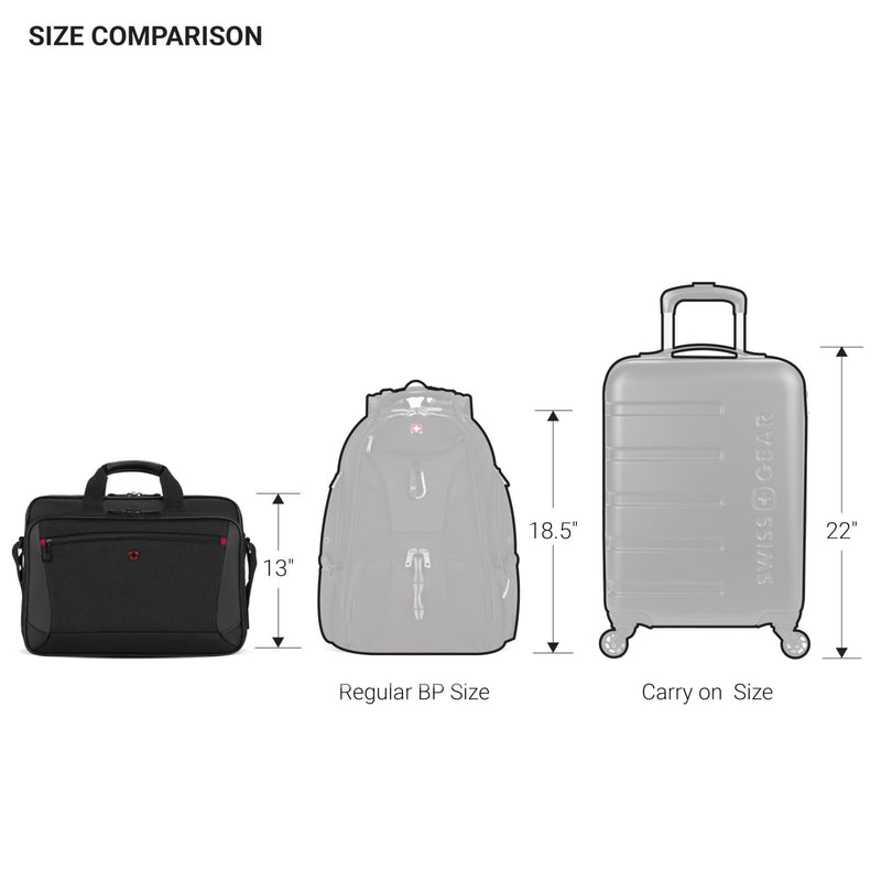 Wenger Mainframe Padded Document Organizer, 16 - Inch Laptop Bag, Black