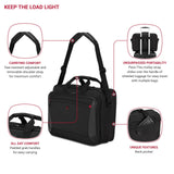 Wenger Mainframe Padded Document Organizer, 16 - Inch Laptop Bag, Black
