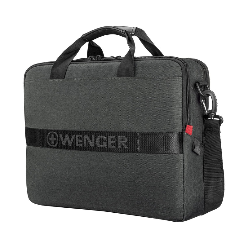 Wenger MX ECO Brief, 16" Laptop Briefcase, Charcoal