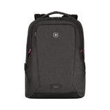 Wenger MX Professional laptop backpack with tablet pocket, notebook up to 16 inches, tablet of up to 10 inches, organizer, 21 L, for men and women, office, business travel, uni, mottled gray, 611641