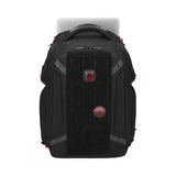 Wenger PlayerOne notebook case 43.9 cm (17.3") Backpack Black, Black, 38 x 49 x 10,2 cm, Playermode