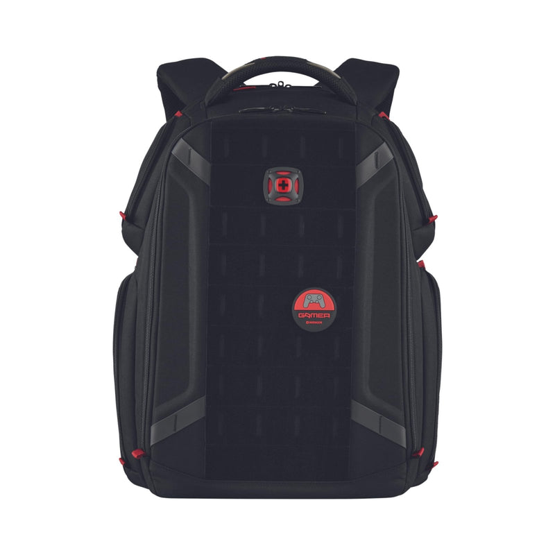 Wenger PlayerOne notebook case 43.9 cm (17.3") Backpack Black, Black, 38 x 49 x 10,2 cm, Playermode