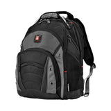 Wenger Synergy Laptop Backpack, Fits 16 Inch Laptop, Men's and Women's Laptop Bag, Black/Grey