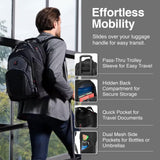 Wenger Synergy Laptop Backpack, Fits 16 Inch Laptop, Men's and Women's Laptop Bag, Black/Grey