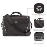 Wenger Unisex - Adults XE Brief 17 Black Laptop Bag, 16 cm x 34 cm x 45 cm, 25 liters, 0.8 kg