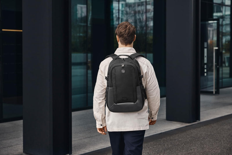 Wenger, XE Ryde, 16'' Laptop Backpack with Tablet Pocket, Black, Black, 16", Casual