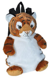 Wild Republic Tiger Backpack, Mini Backpack, Animal Bag, Kids Gifts, Plush Zoo Animal, 14 Inches