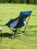 WildCall Lightweight Folding High Back Camping Chair with Head Support, Compact Beach Chair with Anti-Sinking Large Feet and Three Tilt Angles Adjustment