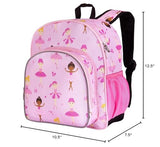 Wildkin 12 - inch Kids Backpack – Padded, Adjustable, Ideal for Daycare & Travel - Ballerina
