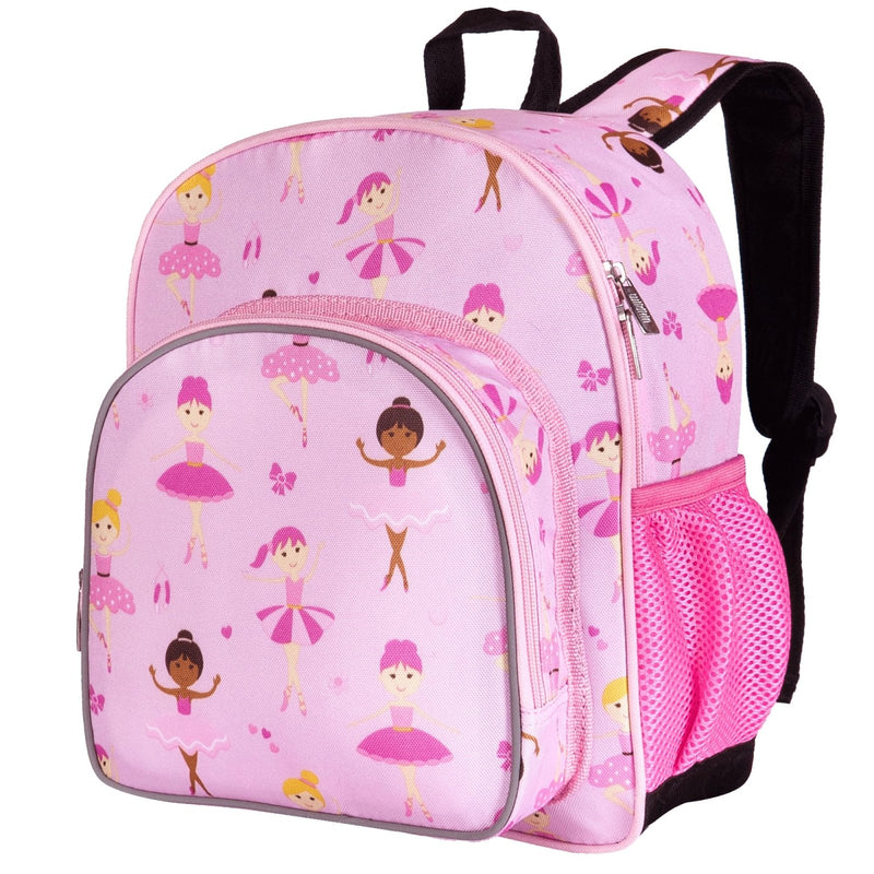 Wildkin 12 - inch Kids Backpack – Padded, Adjustable, Ideal for Daycare & Travel - Ballerina