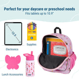 Wildkin 12 - inch Kids Backpack – Padded, Adjustable, Ideal for Daycare & Travel - Ballerina