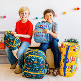 Wildkin 12 - inch Kids Backpack – Padded, Adjustable, Ideal for Daycare & Travel - Trains, Planes, and Trucks