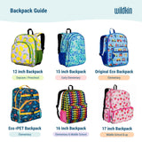 Wildkin 12 - inch Kids Backpack – Padded, Adjustable, Ideal for Daycare & Travel - Trains, Planes, and Trucks
