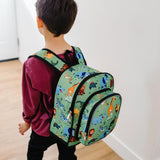 Wildkin 12 - inch Kids Backpack – Padded, Adjustable, Ideal for Daycare & Travel - Wild Animals