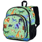 Wildkin 12 - inch Kids Backpack – Padded, Adjustable, Ideal for Daycare & Travel - Wild Animals