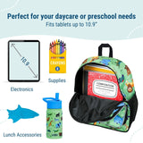 Wildkin 12 - inch Kids Backpack – Padded, Adjustable, Ideal for Daycare & Travel - Wild Animals
