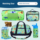 Wildkin 12 - inch Kids Backpack – Padded, Adjustable, Ideal for Daycare & Travel - Wild Animals