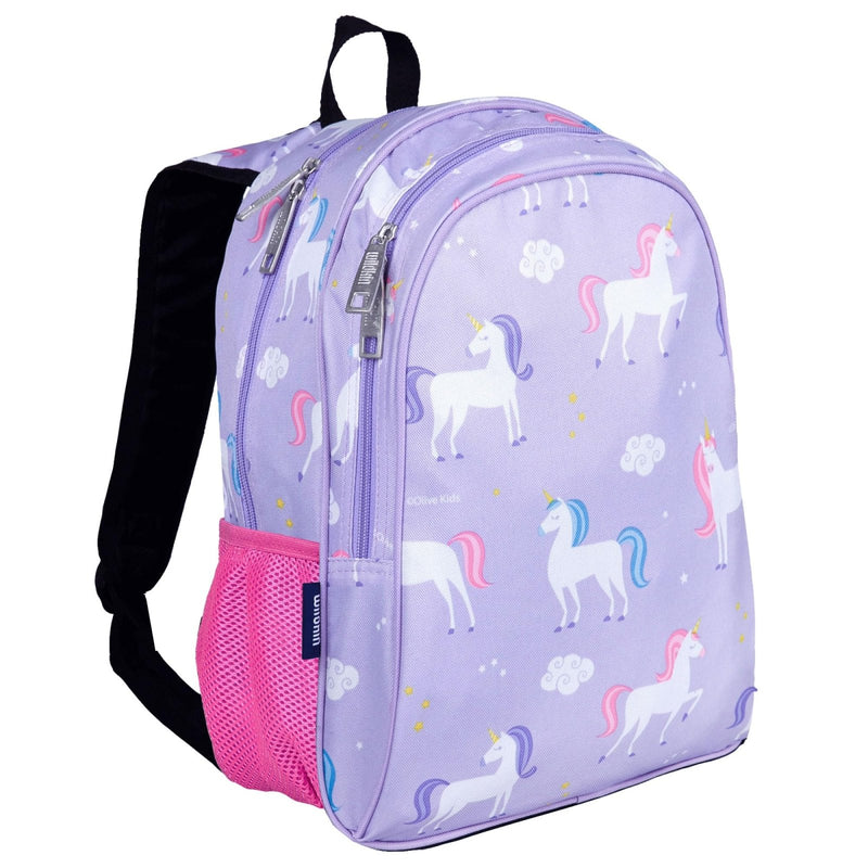 Wildkin 15 - inch Kids Backpack – Durable, Padded, Adjustable for School & Travel - Unicorn