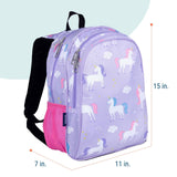 Wildkin 15 - inch Kids Backpack – Durable, Padded, Adjustable for School & Travel - Unicorn