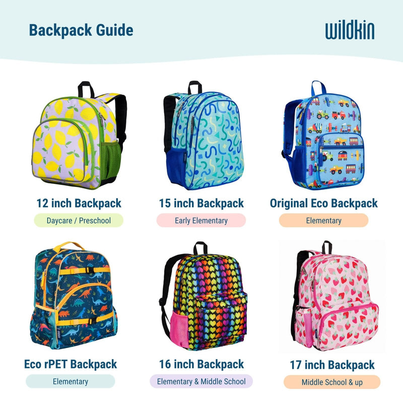 Wildkin 15 - inch Kids Backpack – Durable, Padded, Adjustable for School & Travel - Unicorn