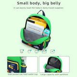 willikiva Car Dinosaur Kids Toddler Backpack for Boys and Girls Children Waterproof Preschool Bag(Green Bus)