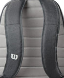 WILSON 2025 Tour Tennis Backpack - Black/White, Holds up to 2 Rackets
