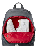 WILSON 2025 Tour Tennis Backpack - Black/White, Holds up to 2 Rackets