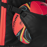 WILSON AVP Grass Volleyball Backpack - Black/Coral/Blue