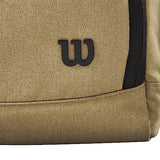 WILSON Lifestyle Foldover Tennis Backpack - Khaki, Holds up to 2 Rackets