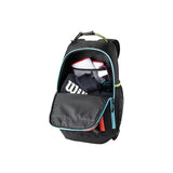 WILSON OPTX Grass Volleyball Backpack - Black/Aqua/Green