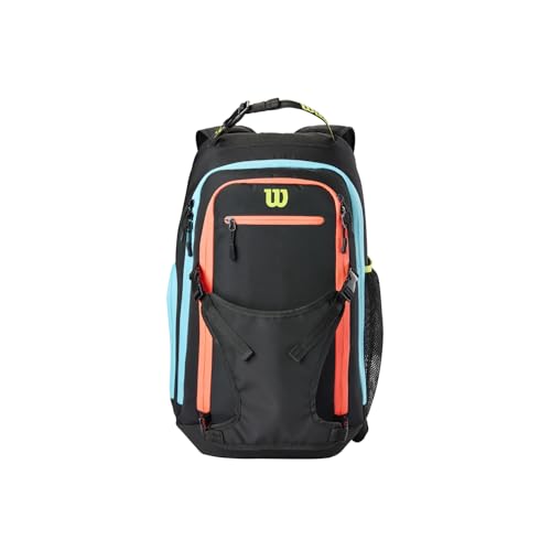 WILSON OPTX Grass Volleyball Backpack - Black/Aqua/Green