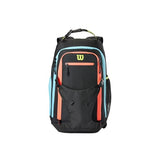 WILSON OPTX Grass Volleyball Backpack - Black/Aqua/Green