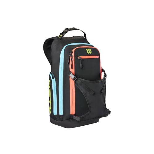 WILSON OPTX Grass Volleyball Backpack - Black/Aqua/Green