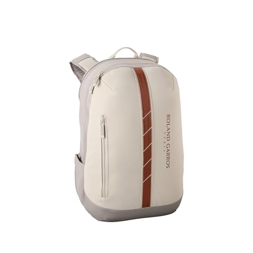WILSON Roland-Garros 2025 Tennis Backpack - Cream/Clay, Holds up to 2 Rackets | Backpacks4Less