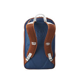 WILSON Roland-Garros Super Tour Tennis Backpack - Holds up to 2 Rackets, Clay/White/Navy