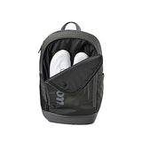 Wilson Tour Tennis Backpack - Dark Green, Holds up to 2 Rackets