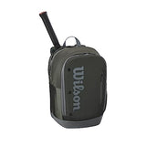 Wilson Tour Tennis Backpack - Dark Green, Holds up to 2 Rackets