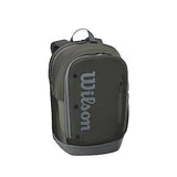 Wilson Tour Tennis Backpack - Dark Green, Holds up to 2 Rackets