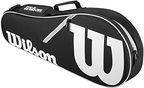 WILSON WRZ601403 Advantage II Tennis Bag, Black/White | Backpacks4Less