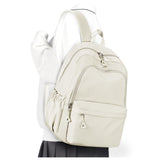winspansy Backpack for School Teenage Girls Boys,Waterproof Lightweight School Bags Travel Daypack Simple Cute College Backpack Rucksack for Women Men fit 14 Inch Laptop,Beige